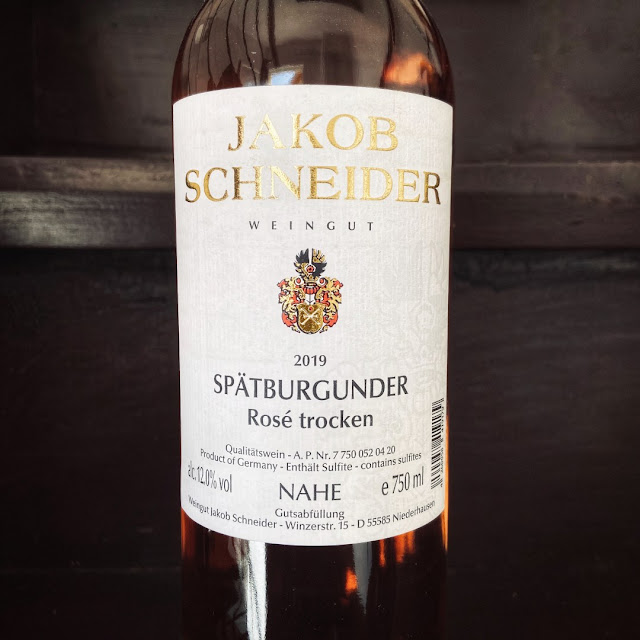 Spätburgunder Rosé Jahrgangs 2019 aus dem Weingut Jakob Schneider