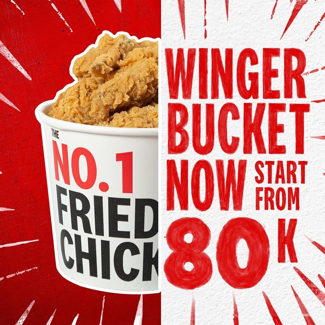 KFC Winger Bucket Sekarang harga mulai Rp.80 Ribuan* scanharga