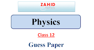 2nd year physics Important Questions guess paper