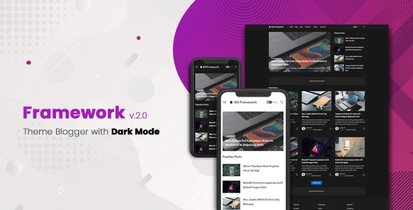 iOS Framework - Theme Blogger With Dark Mode