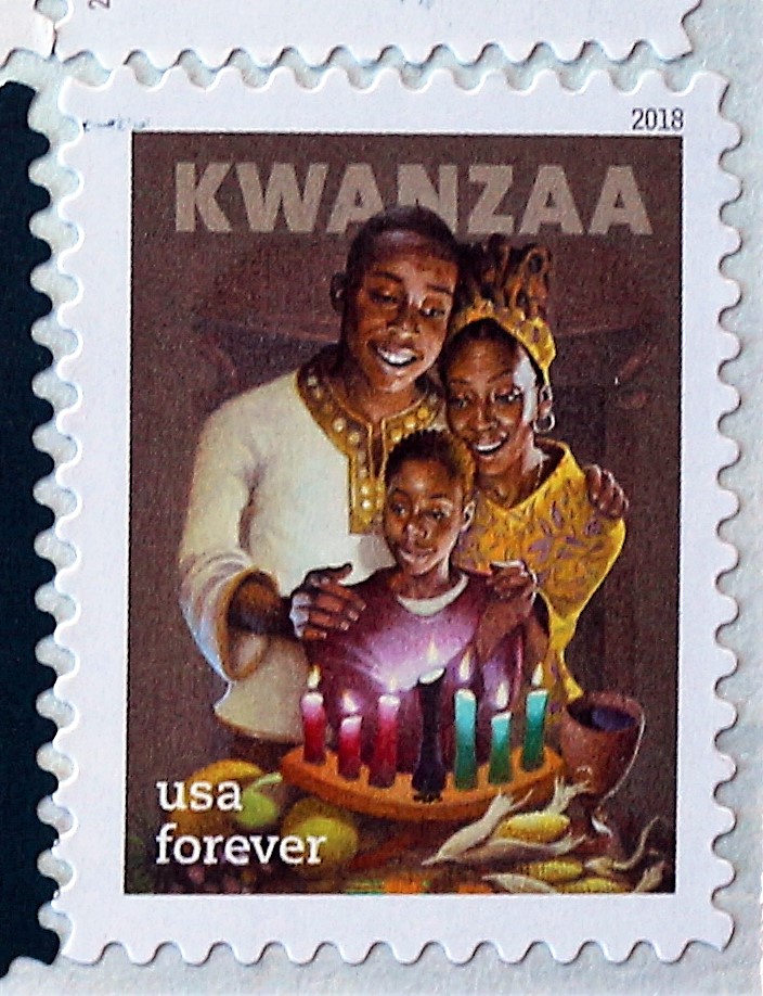 Mail Adventures Sunday Stamps Kwanzaa