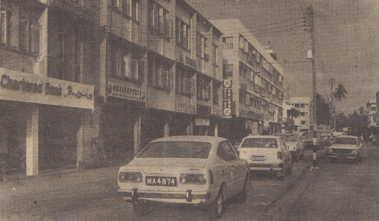 Images of Bintulu Before and Now Keppel Road in 1980