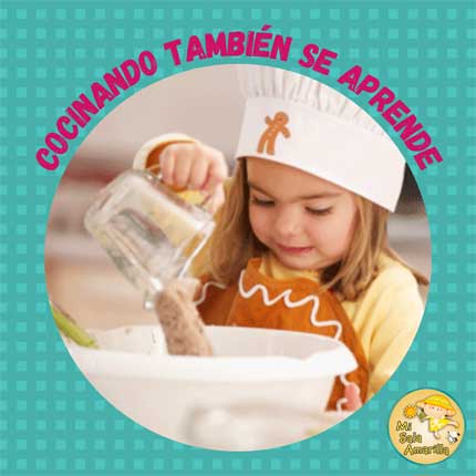 Mi Sala Amarilla: Cocinando también se aprende. Taller de cocina,  lectoescritura y recetas para hacer con los niños.