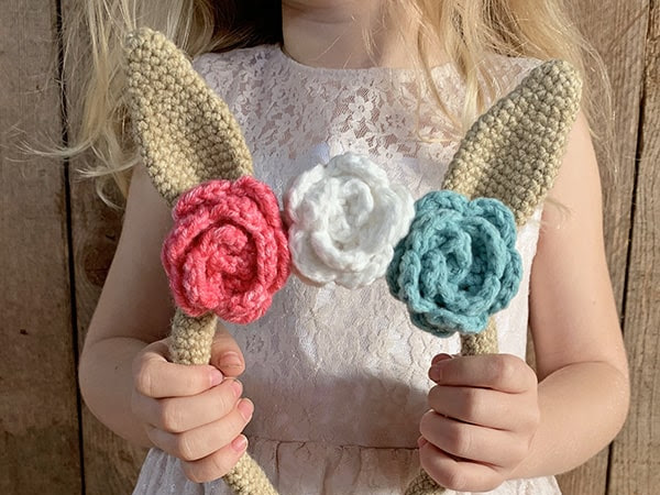 Crochet Bunny Headband - A Free Pattern