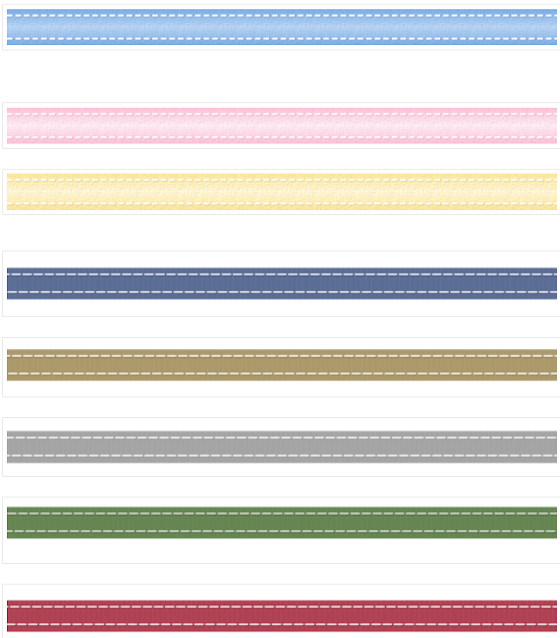 Ribbon Borders for your Scrapbooking. Oh My Fiesta! in english