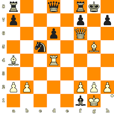 Les Blancs jouent et matent en 3 coups - Csaba Horvath vs Ewan Stewart, Groningue, 1984