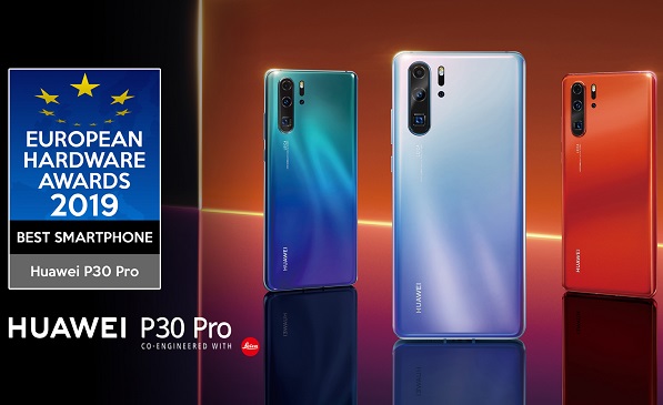 Huawei P30 Pro - Best Smartphone of 2019 Award at European Hardware Awards 2019