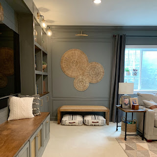 Creating a beautiful modern accent wall!