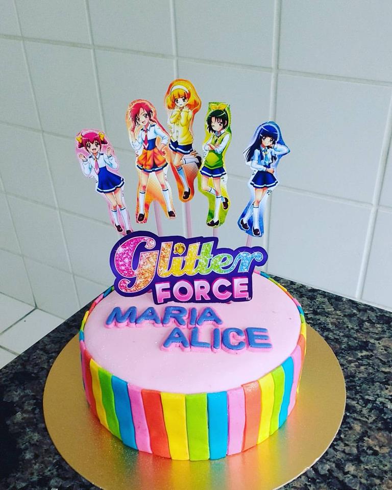 Milena Medeiros Bolos Bolo Glitter Force
