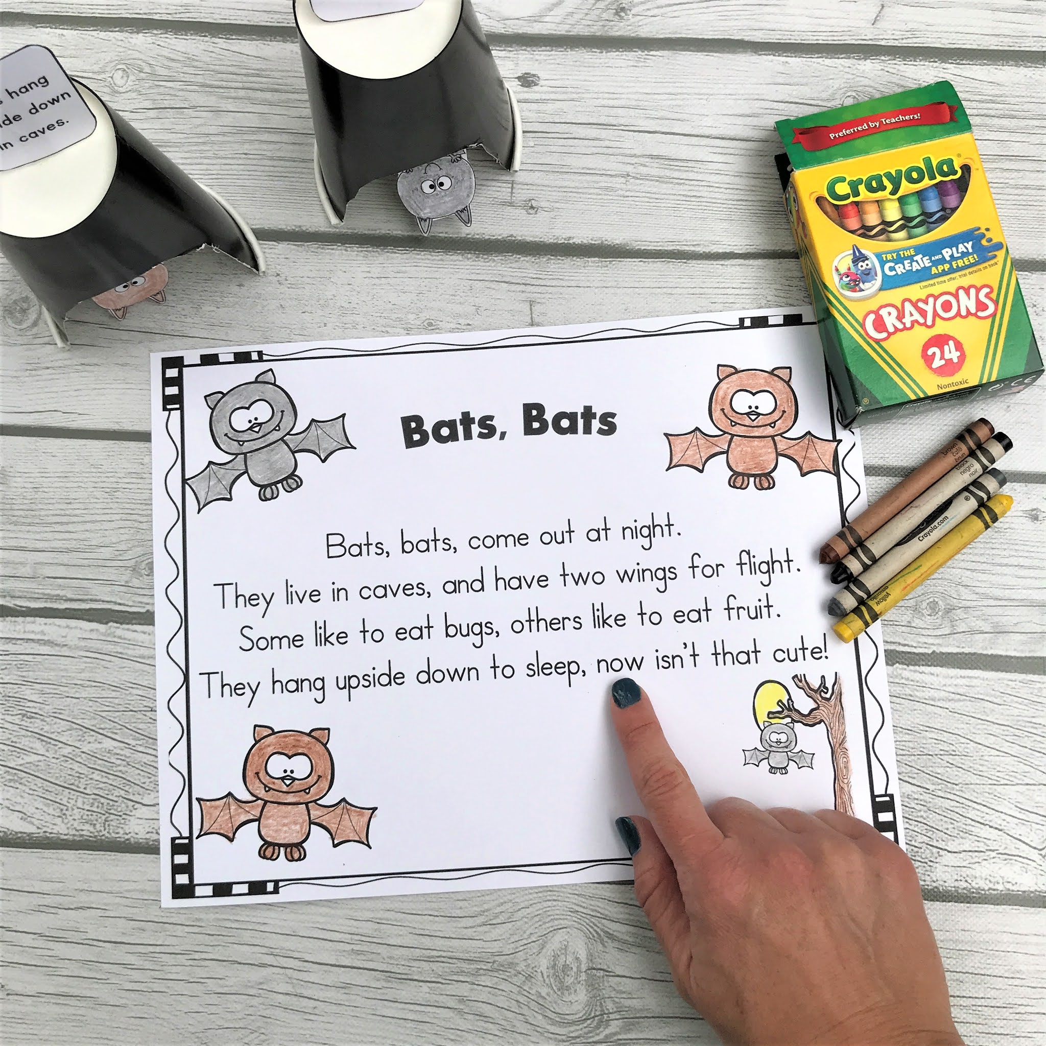 FREE Bat Themed Activities for Kindergarten Mrs. McGinnis' Little Zizzers