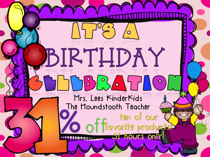 Mrs. Lee's Kindergarten: Birthday Celebration!!!