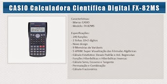 CASIO Calculadora Científica Digital FX-82MS