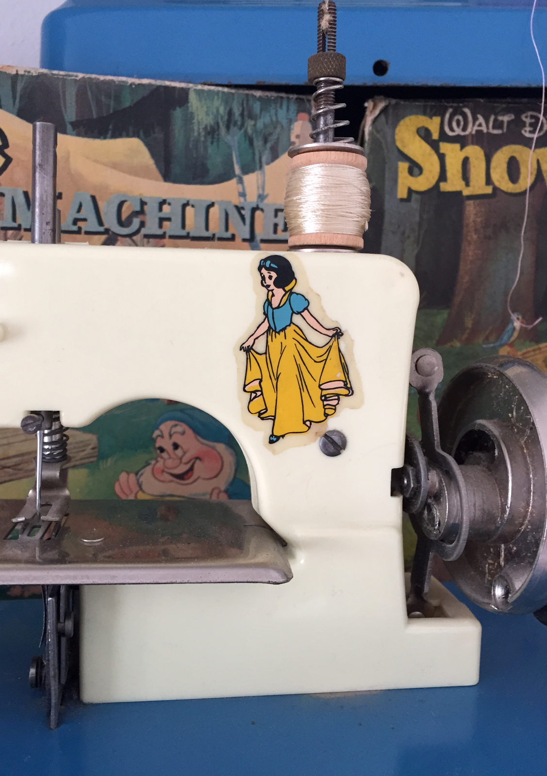 Filmic Light Snow White Archive Snow White Sewing Machine by E.M