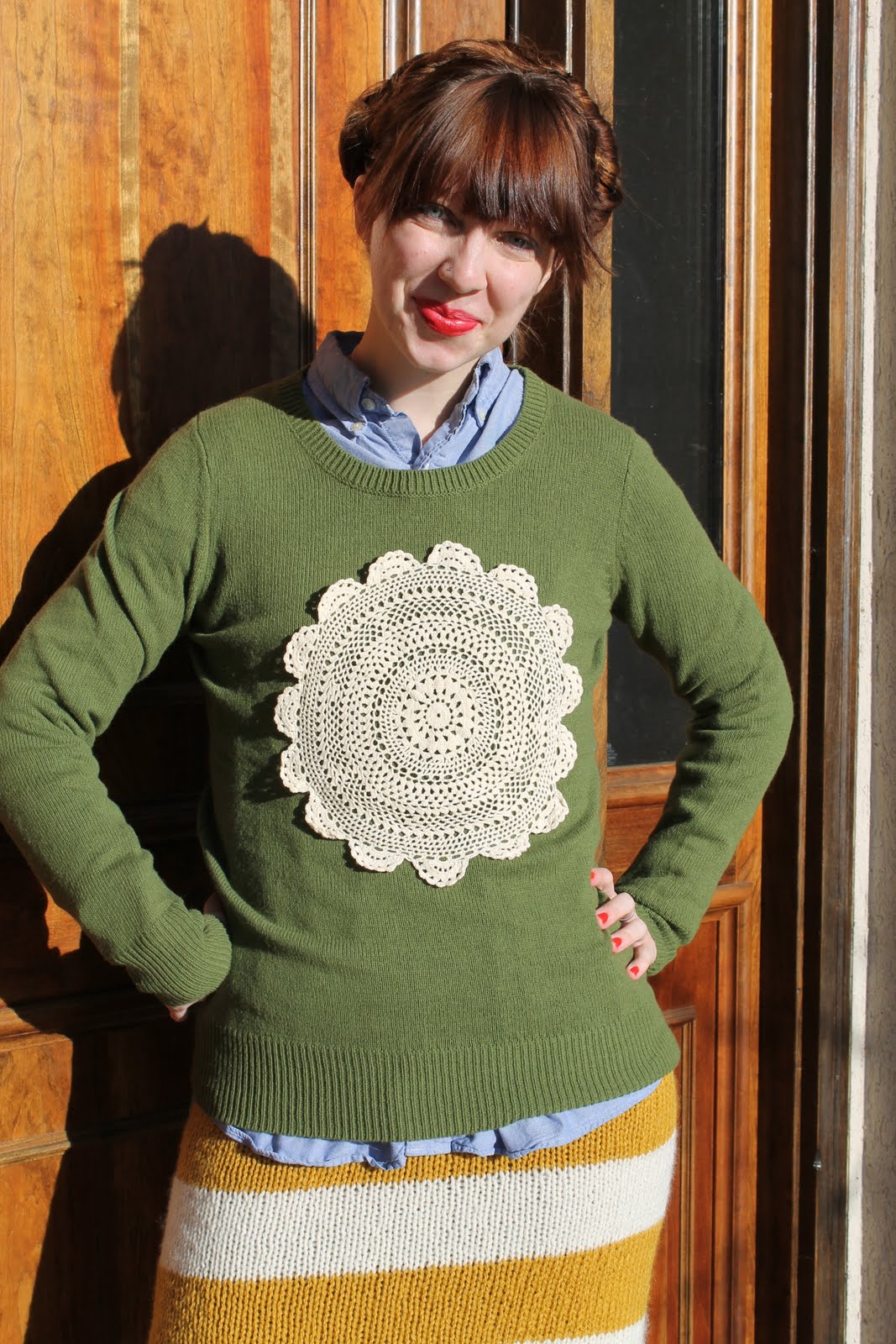 Sans Limites Crochet The Doily Sweater DIY