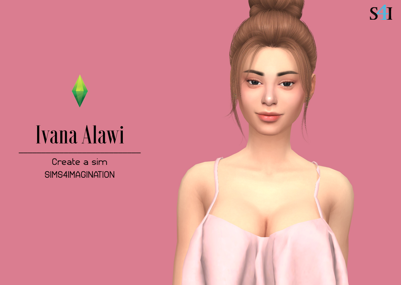 My Sims 4 CAS: Ivana Alawi - Imagination Sims 4 CAS