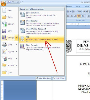 Cara Membuat File .PDF dari Microsoft Office Word