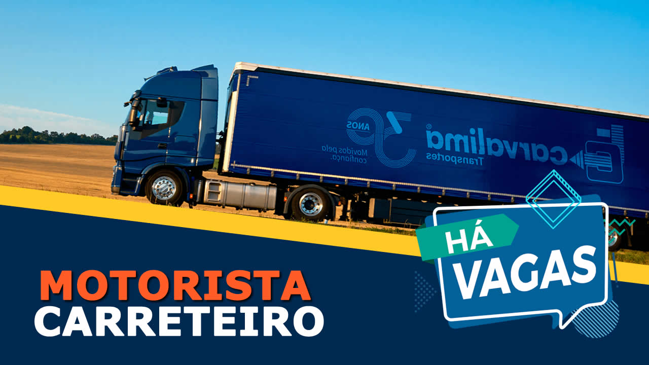 vaga para motorista carvalima