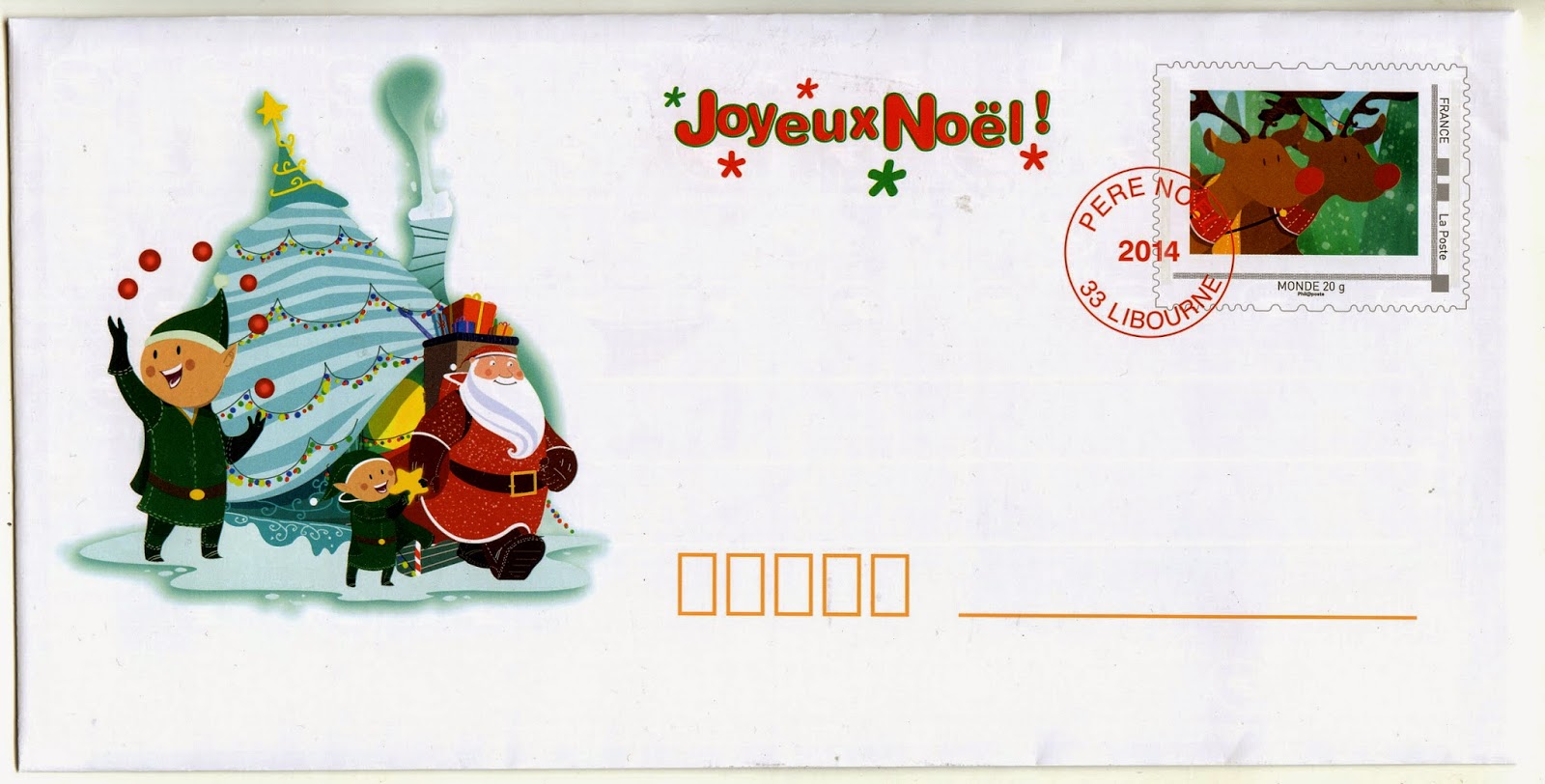 Blog Philatélie Cartophilie de Michel Le courrier du Père Noël et La Poste