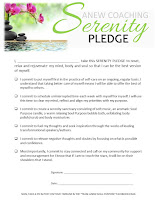 Serenity Pledge