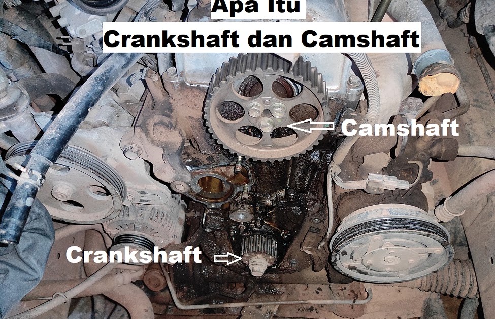 Inilah Perbedaan Crankshaft dan Camshaft (Penjelasan Lengkap