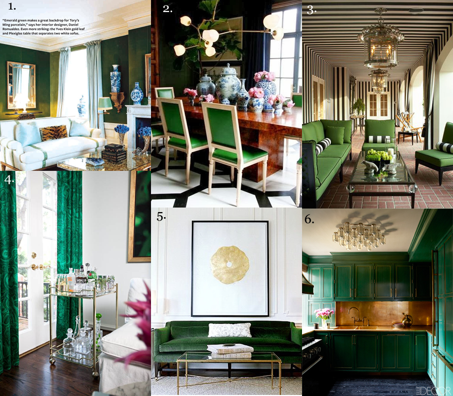 Decorating My Life: For The Love of Color: Emerald Green