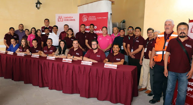 Reinicia Arriaga jornadas públicas de atención ciudadana en San Pedro Cholula