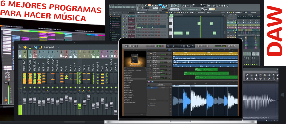 6 Mejores Programas para Hacer Música [en 2020] Guía DAW de producción