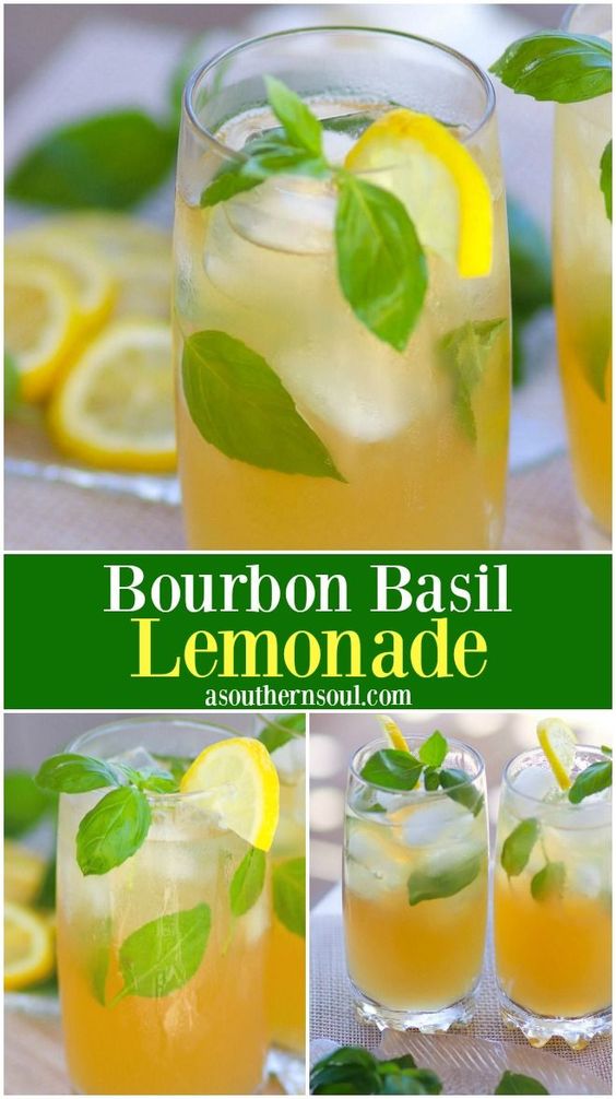 Bourbon Basil Lemonade Viral Food Recipes