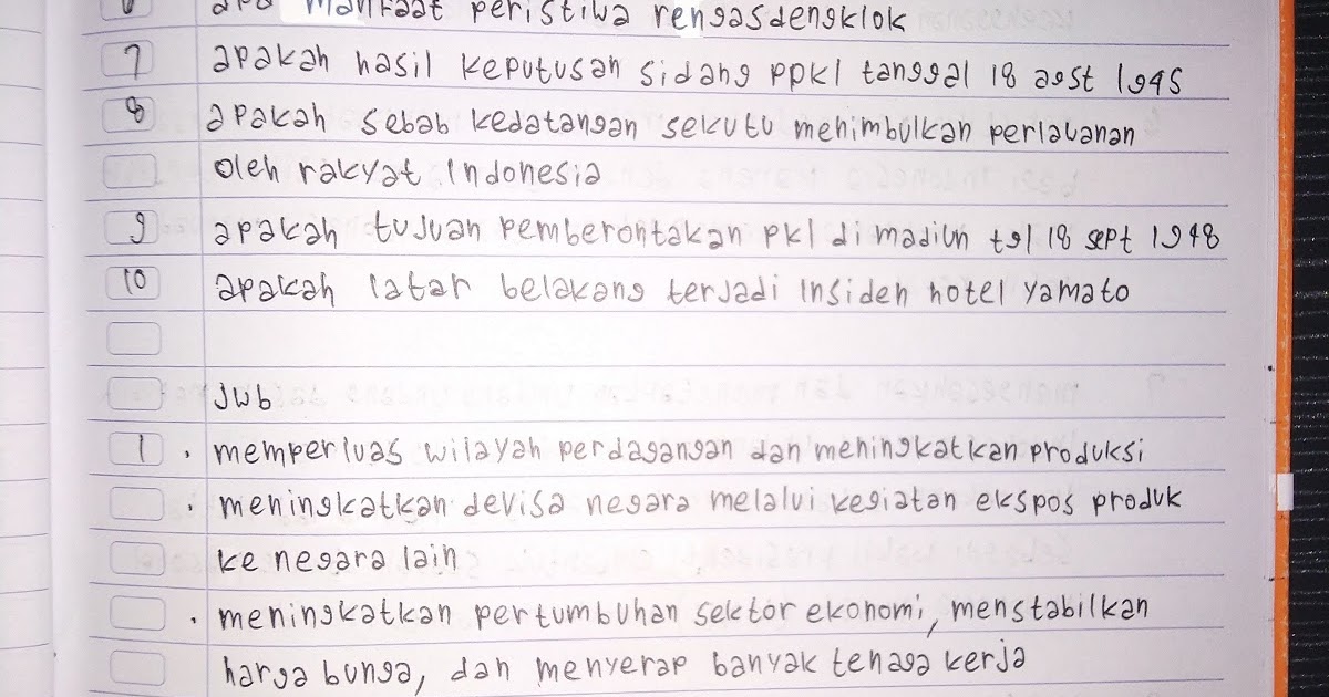 10 Soal IPS Kelas 9 Beserta Jawabannya MKH Center