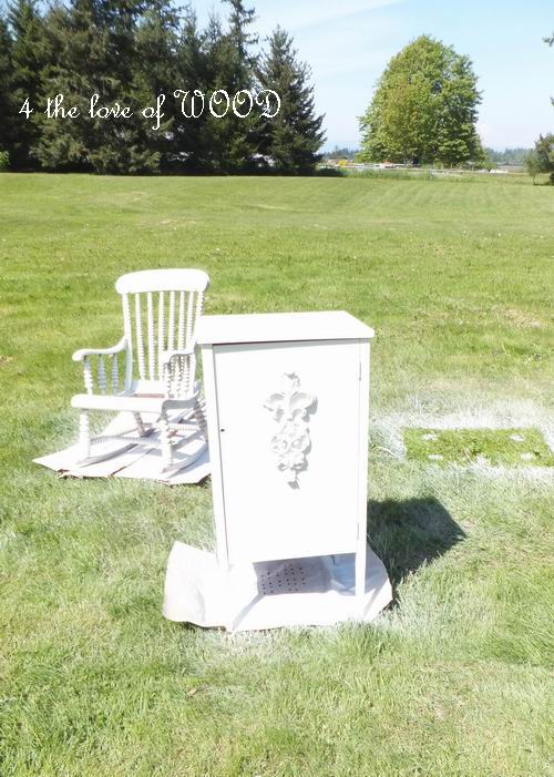 4 the love of wood: SPRAY PAINTING - equipment information