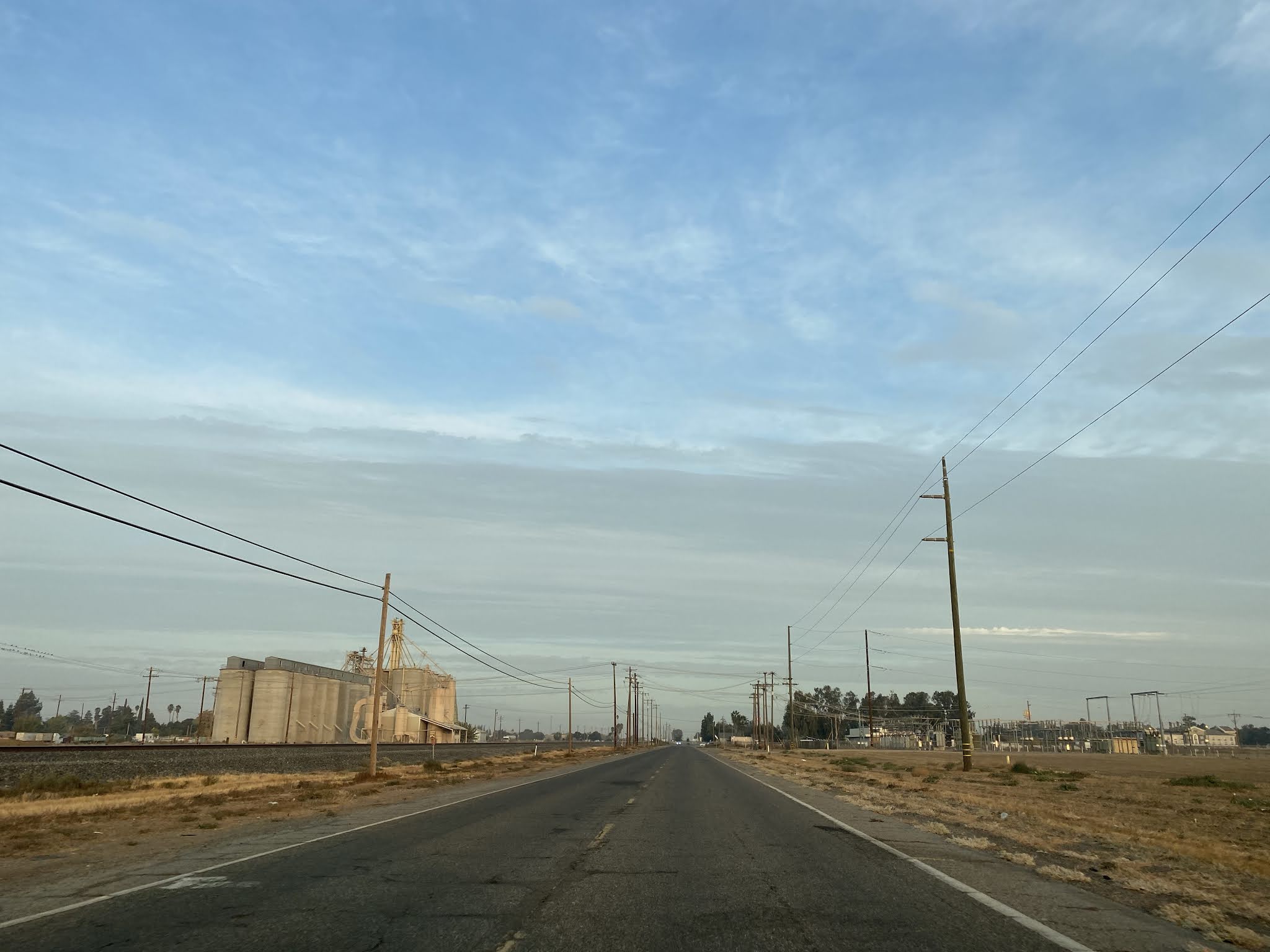 Former US Route 99 in the Chowchilla Area