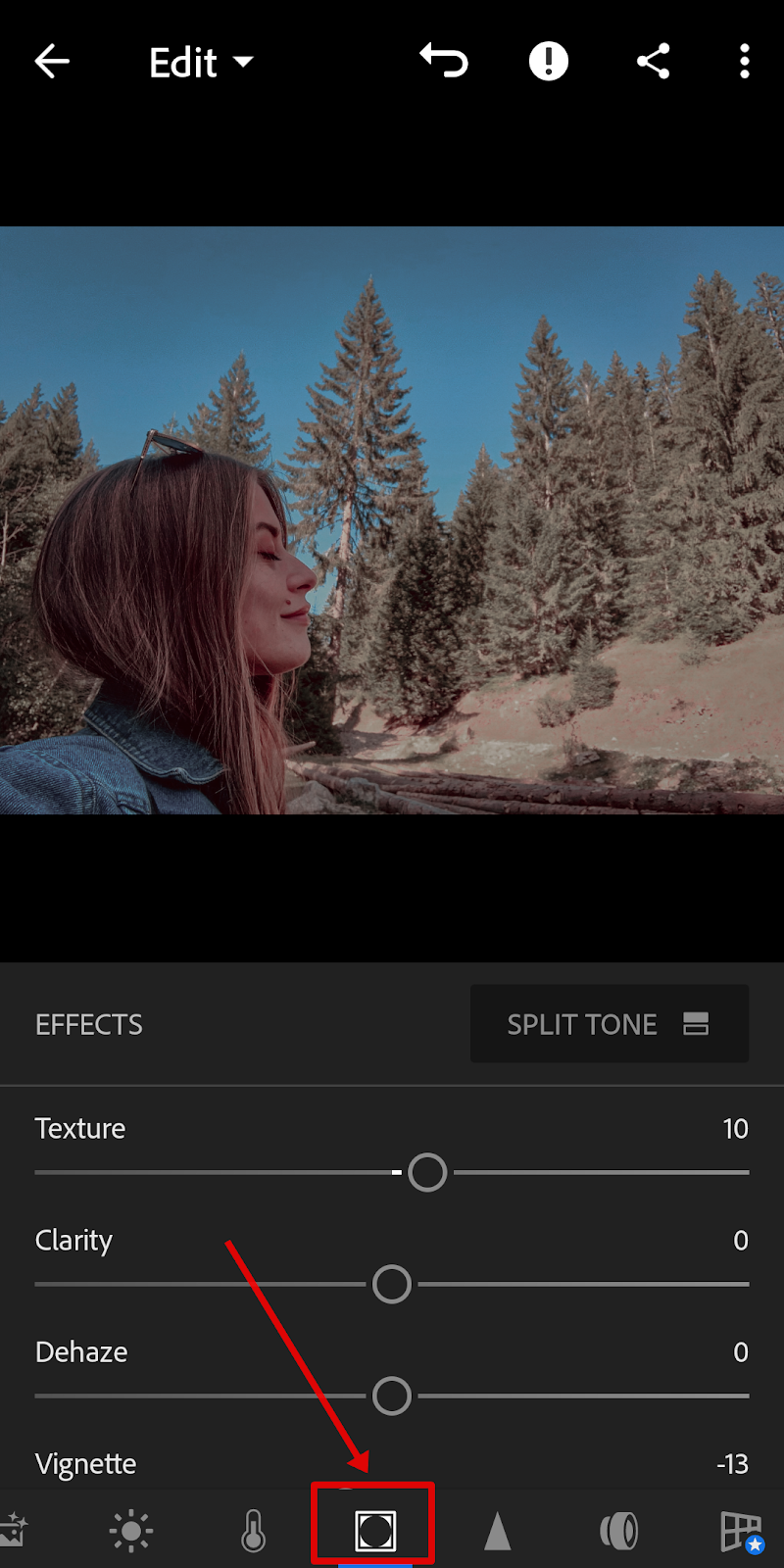Cara Membuat Efek Bintik Bintik Atau Grain Pada Foto Di Lightroom Mobile Rumus Lightroom