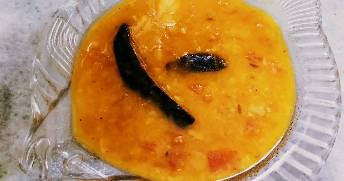 Khati's Kitchen Arhar Malka Dal Fry (Yellow Split Pigeon Peas and Pink