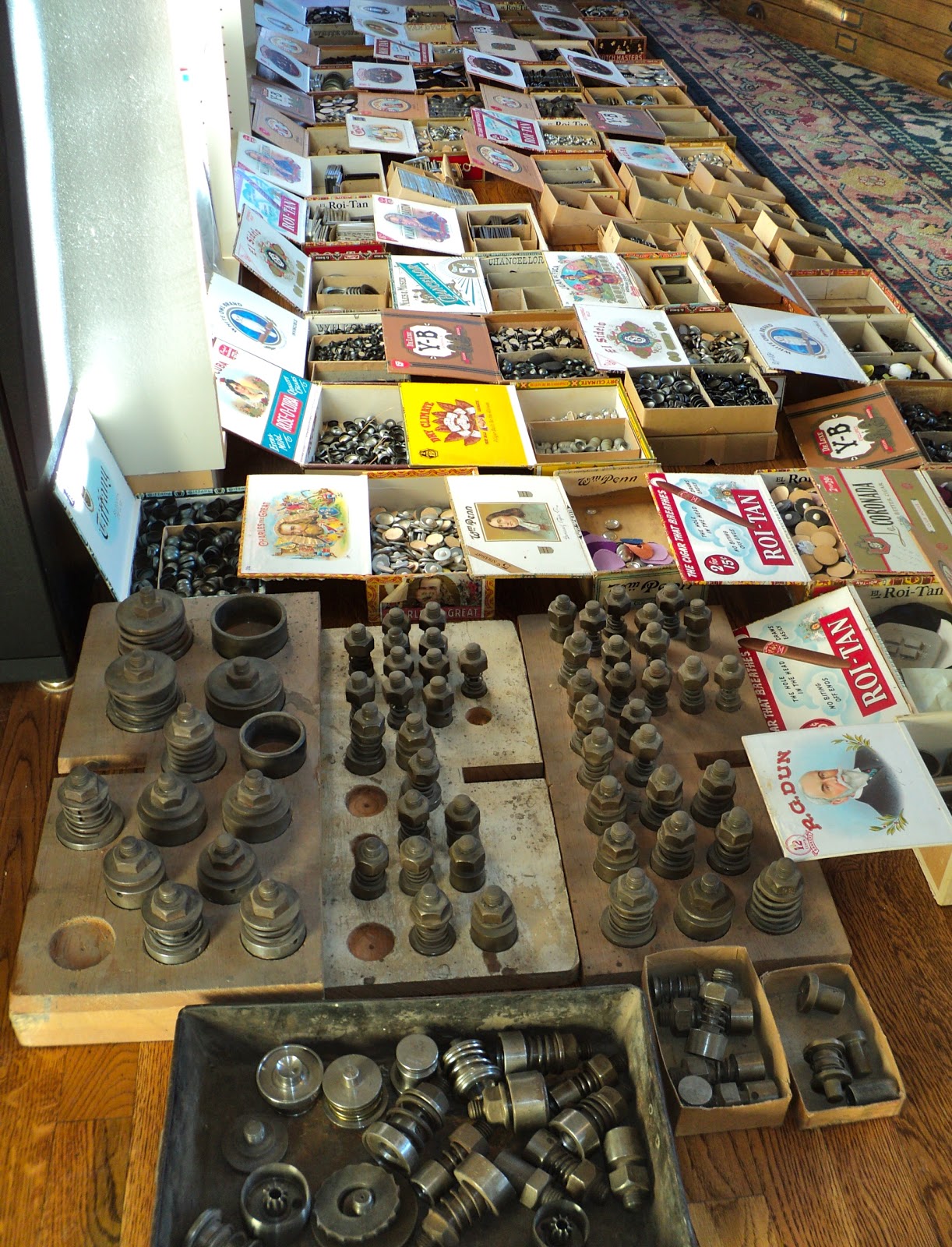 Nice Sale Today Antique Button Machines The Handy Junior and Floor