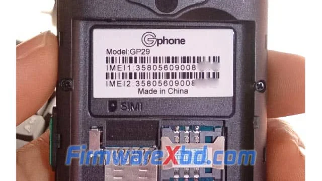 Gphone GP29 Flash File MT6261 Download