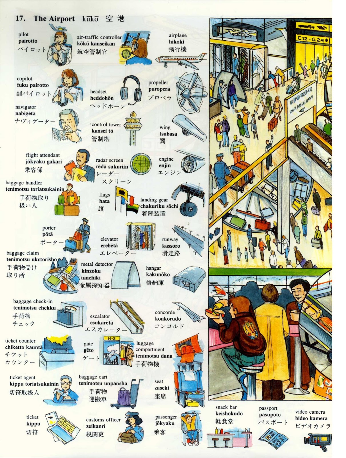 17 the airport Japanese For Beginners