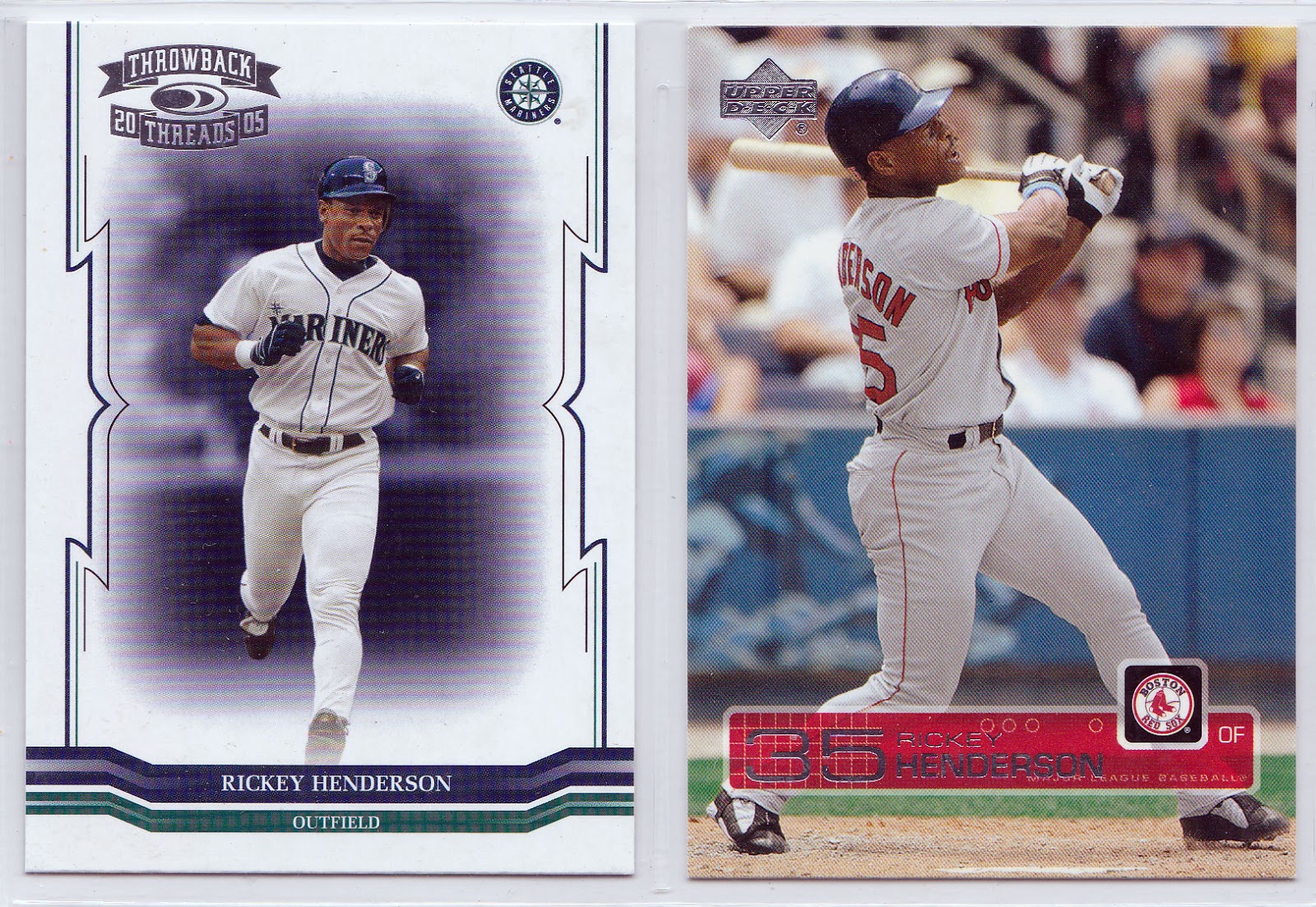 Baseball Card Breakdown: Vagabond Binder: Rickey Henderson