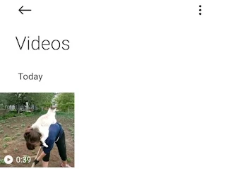 located video on gallery