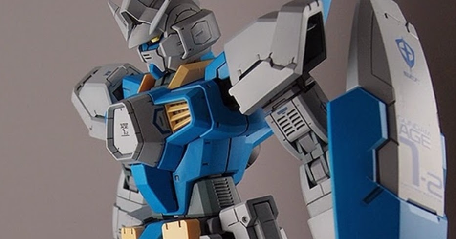 Painted Build Mg 1 100 Gundam Age 1 Unit 2 Gundam Kits Collection News And Reviews