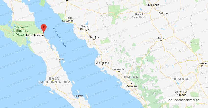 Temblor en México de Magnitud 4.1 (Hoy Miércoles 01 Abril 2020) Sismo - Epicentro - Santa Rosalía - Baja California Sur - B.C.S. - SSN - www.ssn.unam.mx