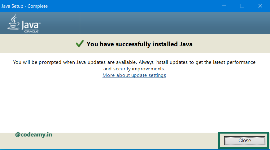 Java Getting Started
