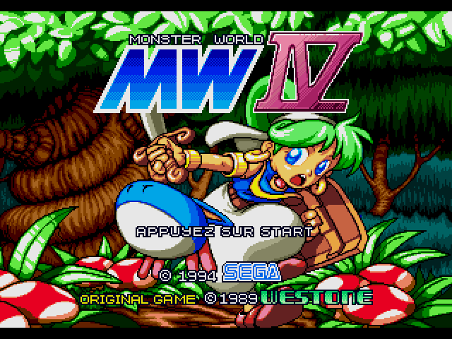 Monster World IV / Wonder Boy : Asha in Monster World 1-titre