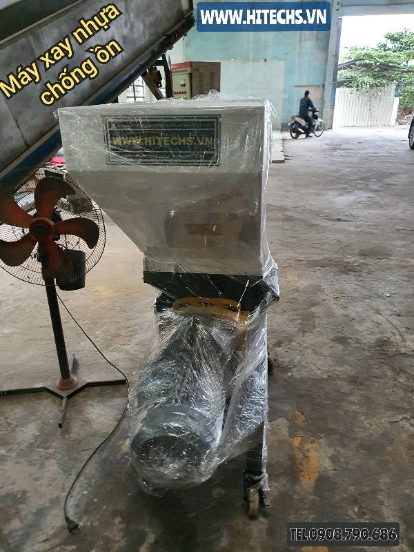 Máy băm nhựa tốc độ chậm 1 trục 400mm