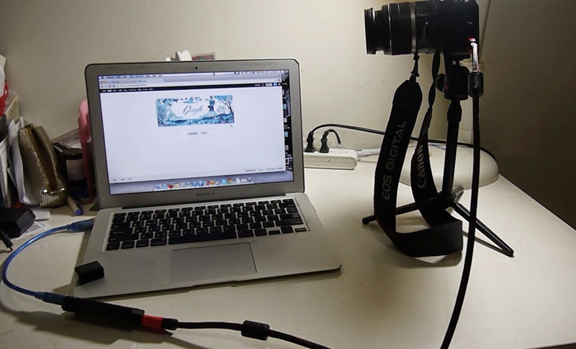 FEBON Use DSLR camera as cam Streaming for GOOGLE hangouts