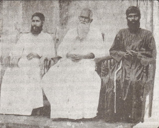 Joseph Thamby (Right) with Fr. P. S. Ignatius (Left) and Msgr. A. Gnanadickam (Middle)