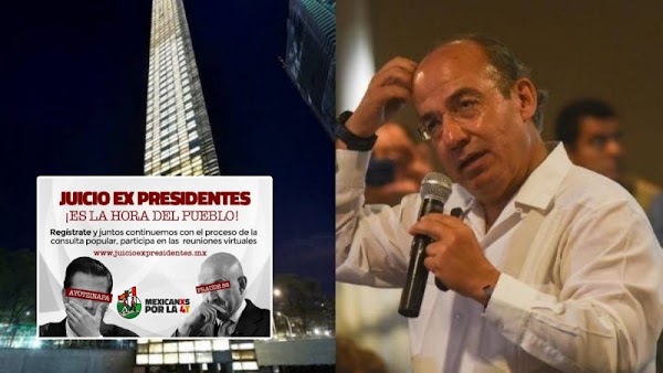 La Estela de Luz de Calderón costó mucho más de lo que costara la Consulta contra expresidentes ¿Calderón debe terminar en prisión? 