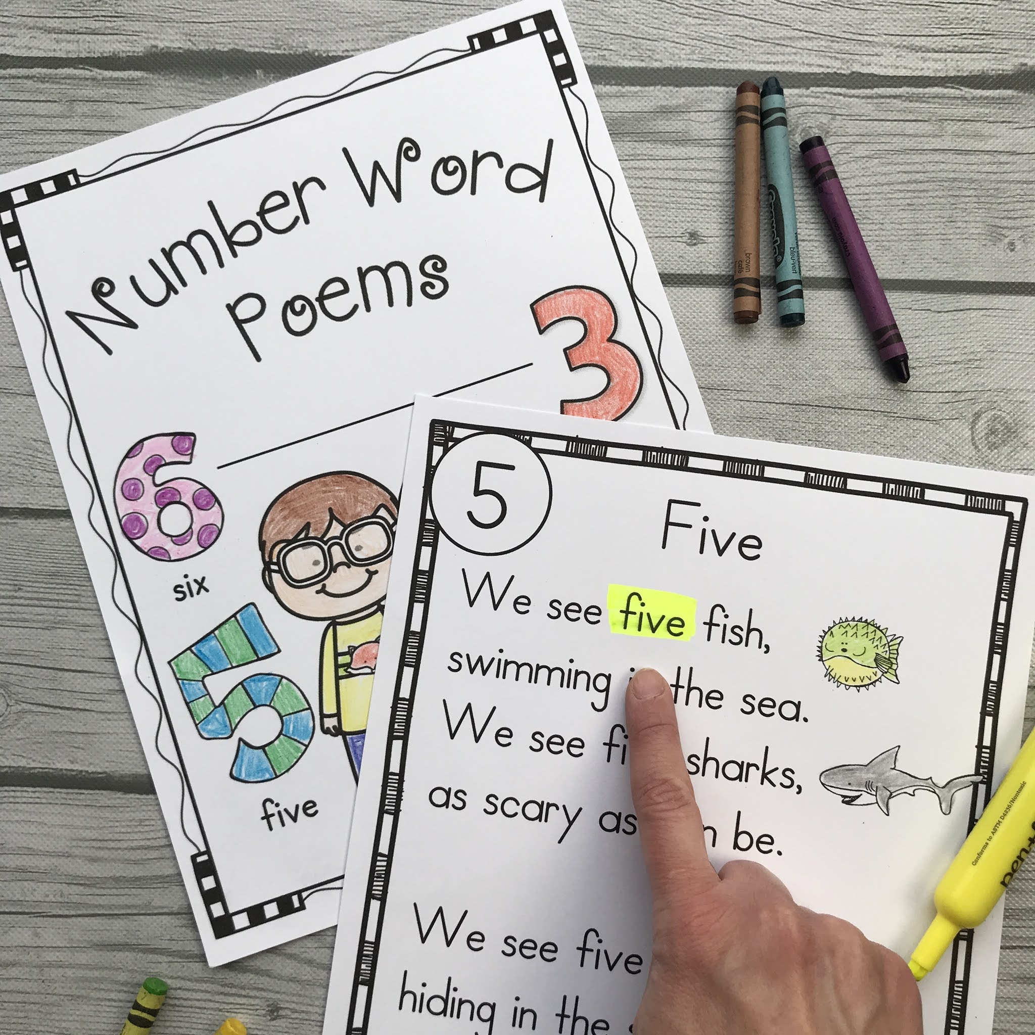 Number Poems For Writing Numbers