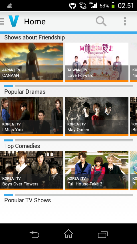 Aplikasi Android Untuk Nonton TV, Film, Drama Korea, Anime Jepang