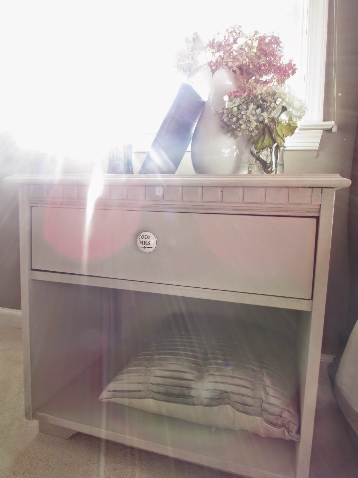 Gray Painted Nightstands