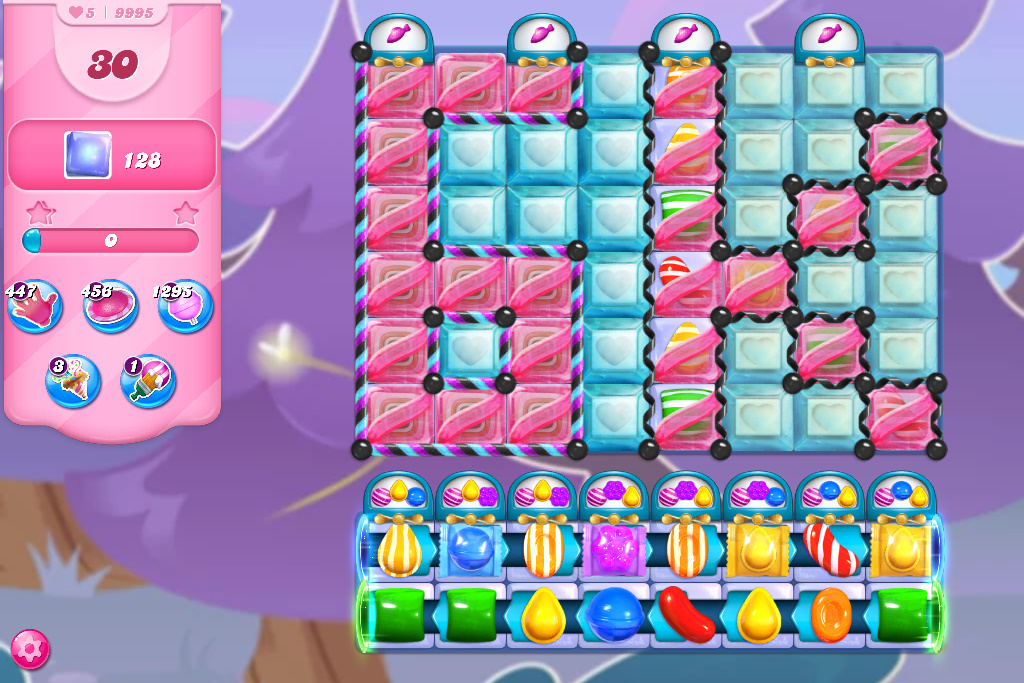 Candy Crush Saga level 9995